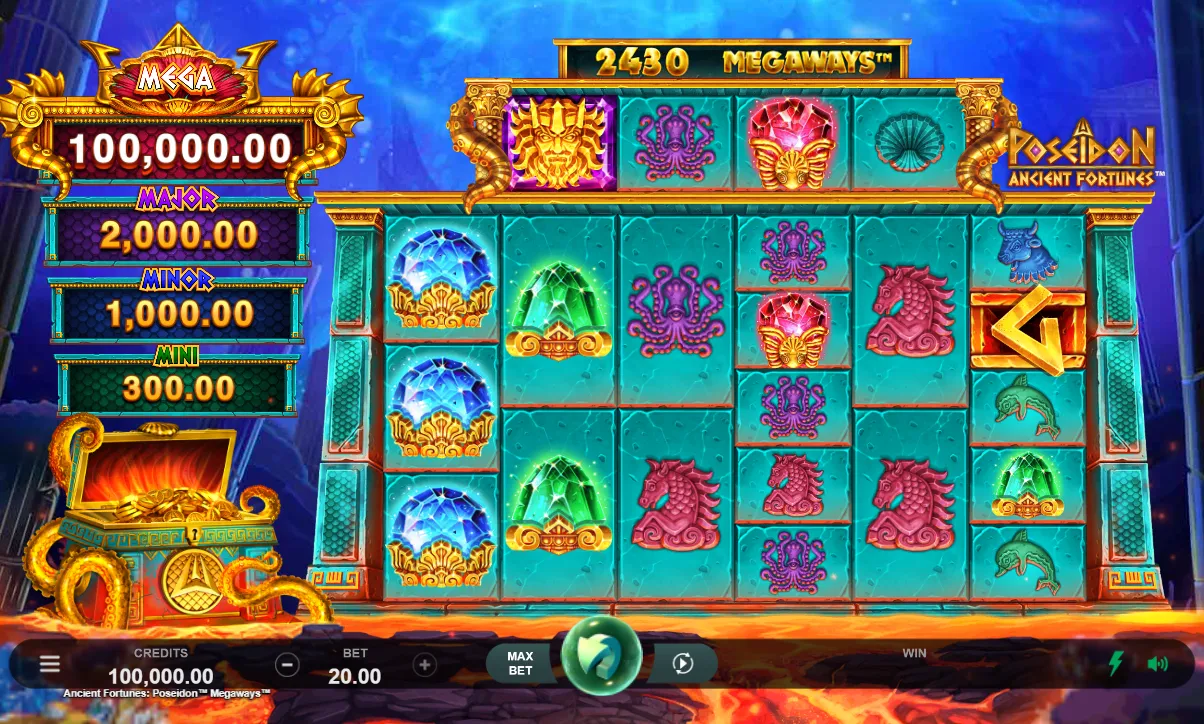 Ancient Fortunes Poseidon Megaways